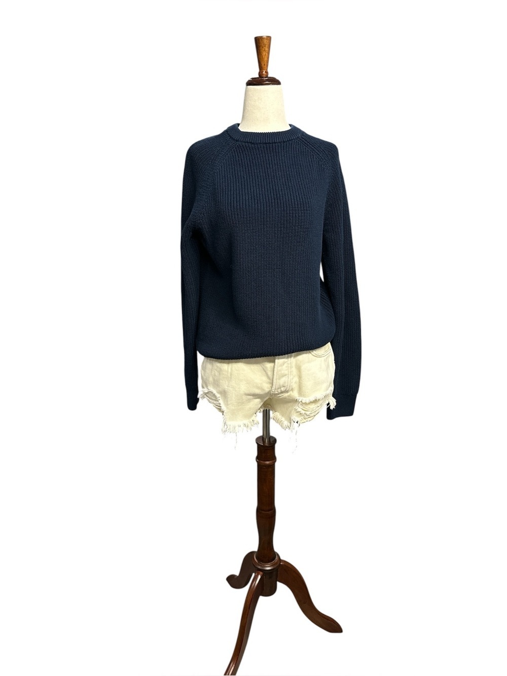 Old Navy Blue Chunky Knit Sweater – Size M Unisex